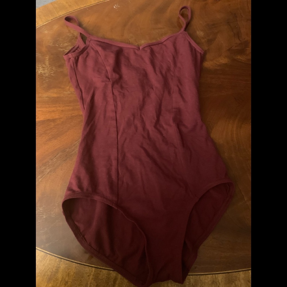 Capezio Maroon Camisole Leotard
